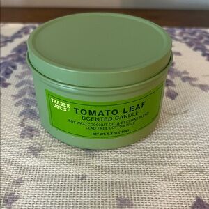 Trader Joe's Tomato Leaf Scented Candle